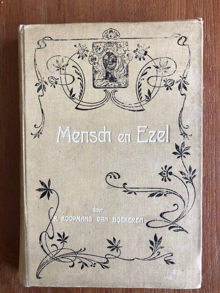 Circa 1885. R. Koopmans van Boekeren: Mensch en ezel., Verzenden, R. Koopmans van Boekeren