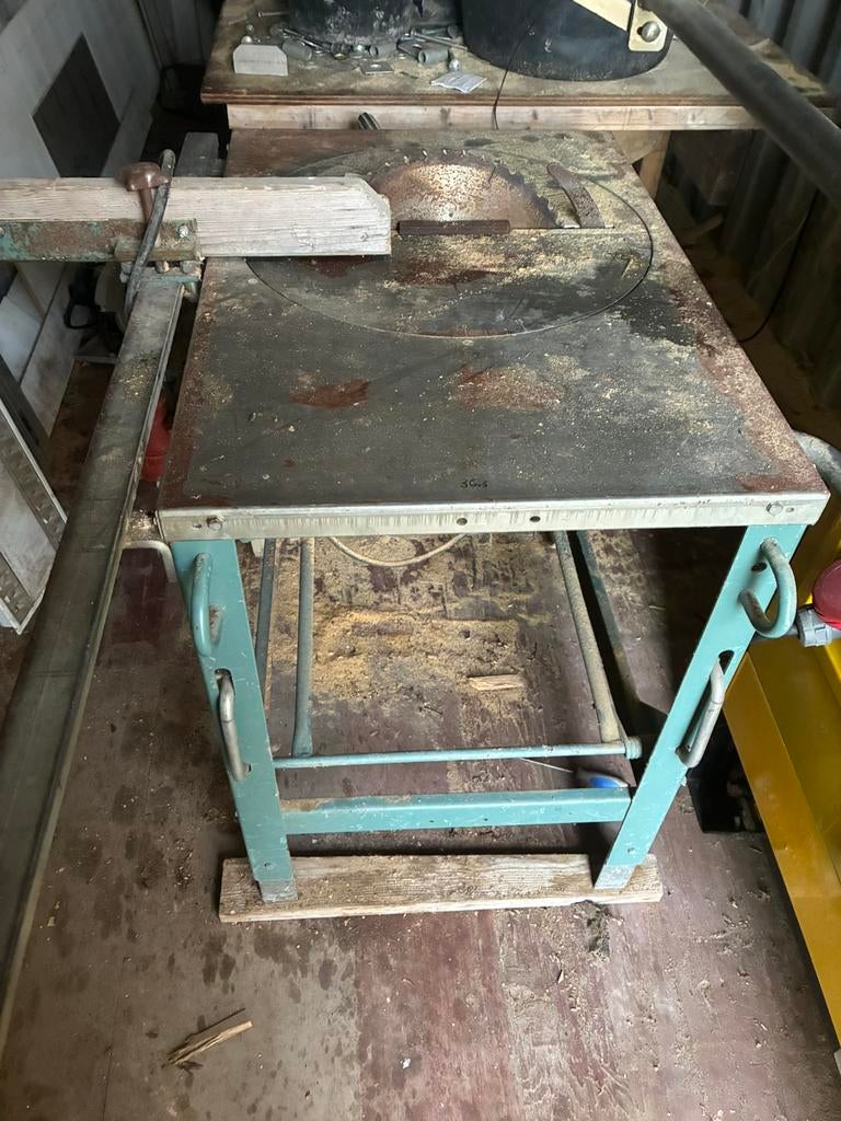Zaagtafel 380 v, Ophalen, Gebruikt, 70 tot 120 cm, Inklapbaar