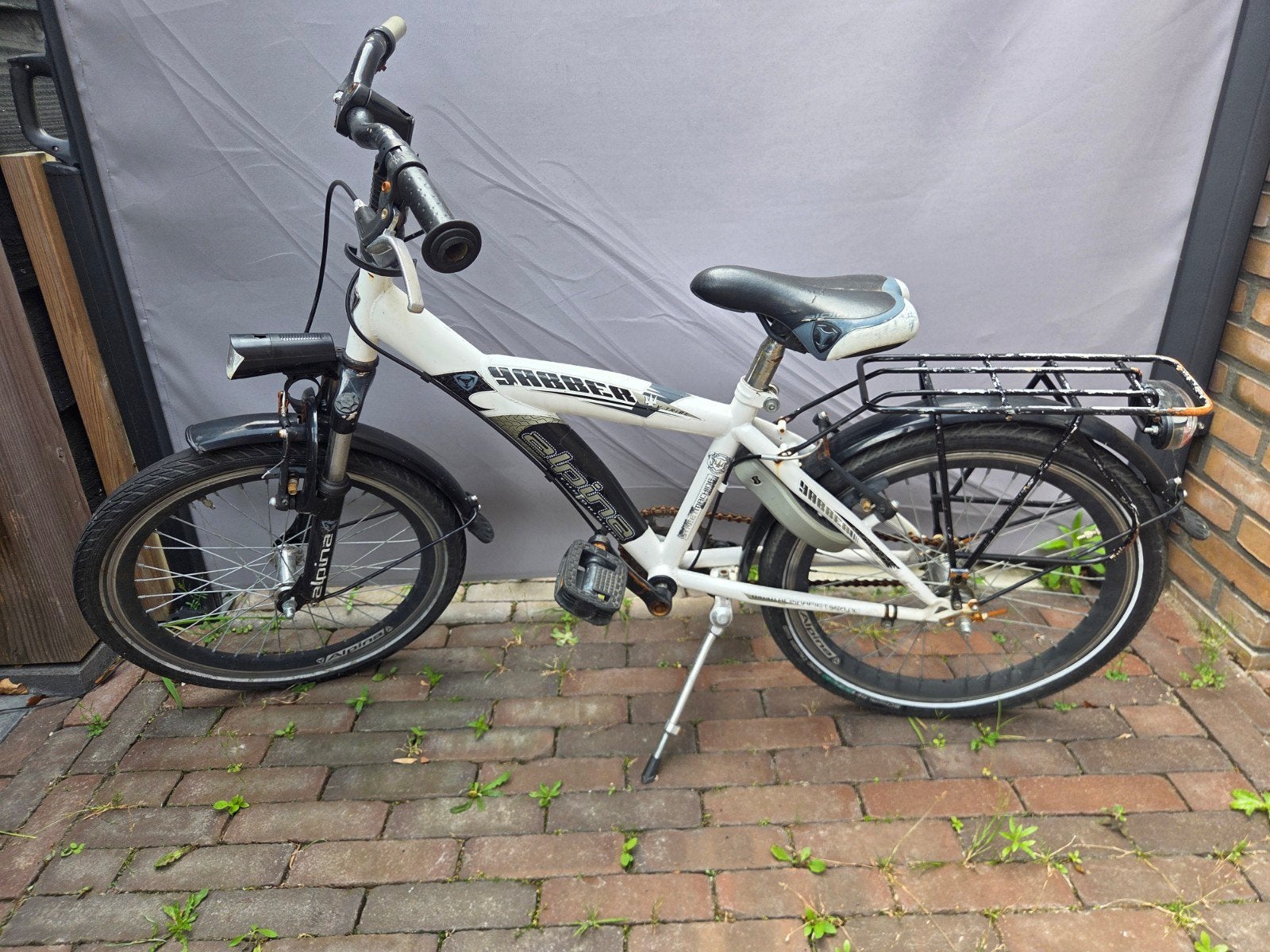 Alpina Yabber 20 inch kinderfiets, Ophalen, Velgrem, Alpina, 16 tot 20 inch