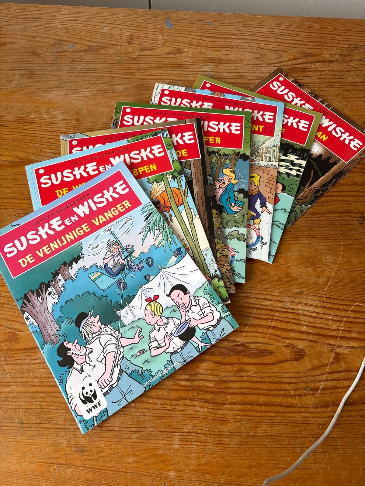 Suske en Wiske stripboeken - 8 stuks, Meerdere stripboeken, Ophalen of Verzenden, Gelezen