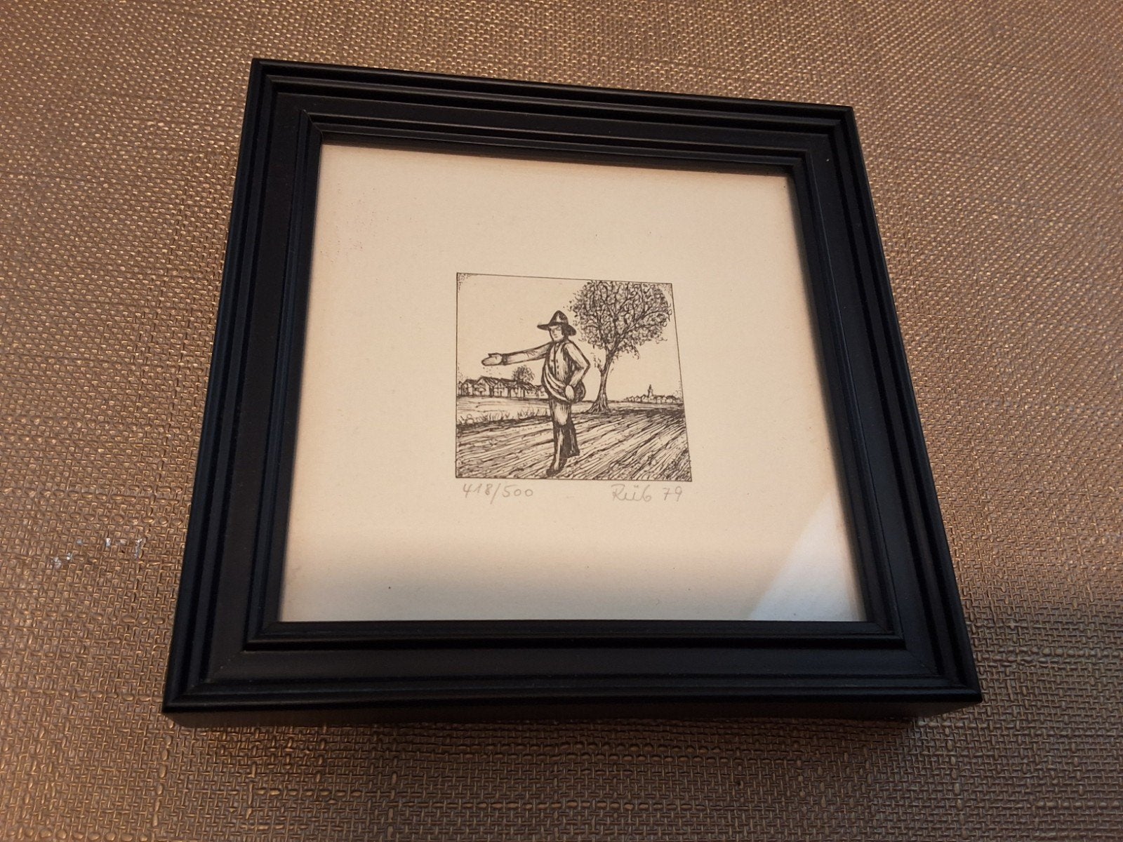Karl Heinz Rüb - Handgesigneerde ets, 1979 (418/500), Antiek en Kunst, Ophalen of Verzenden
