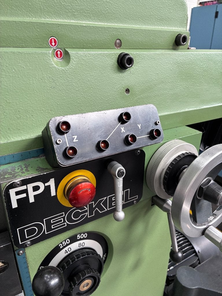 freesbank Deckel FP-1 met digitaal, steekkop en toebehoren., Ophalen, Gebruikt, Elektrisch, Overige soorten