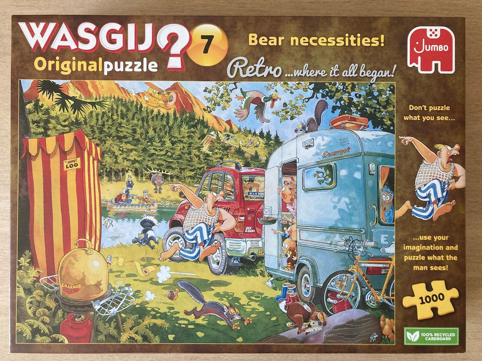 Wasgij puzzel Bereleuk hier (1000st) - Ruilen of kopen, Hobby en Vrije tijd, Denksport en Puzzels, Ophalen of Verzenden, 500 t/m 1500 stukjes