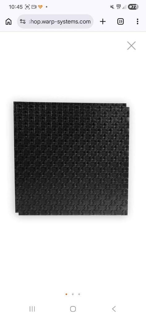 Noppenplaat vloerverwarming 17mm - 5m2 - Nieuw, Overige materialen, 30 cm of meer, 50 tot 150 cm, Overige typen
