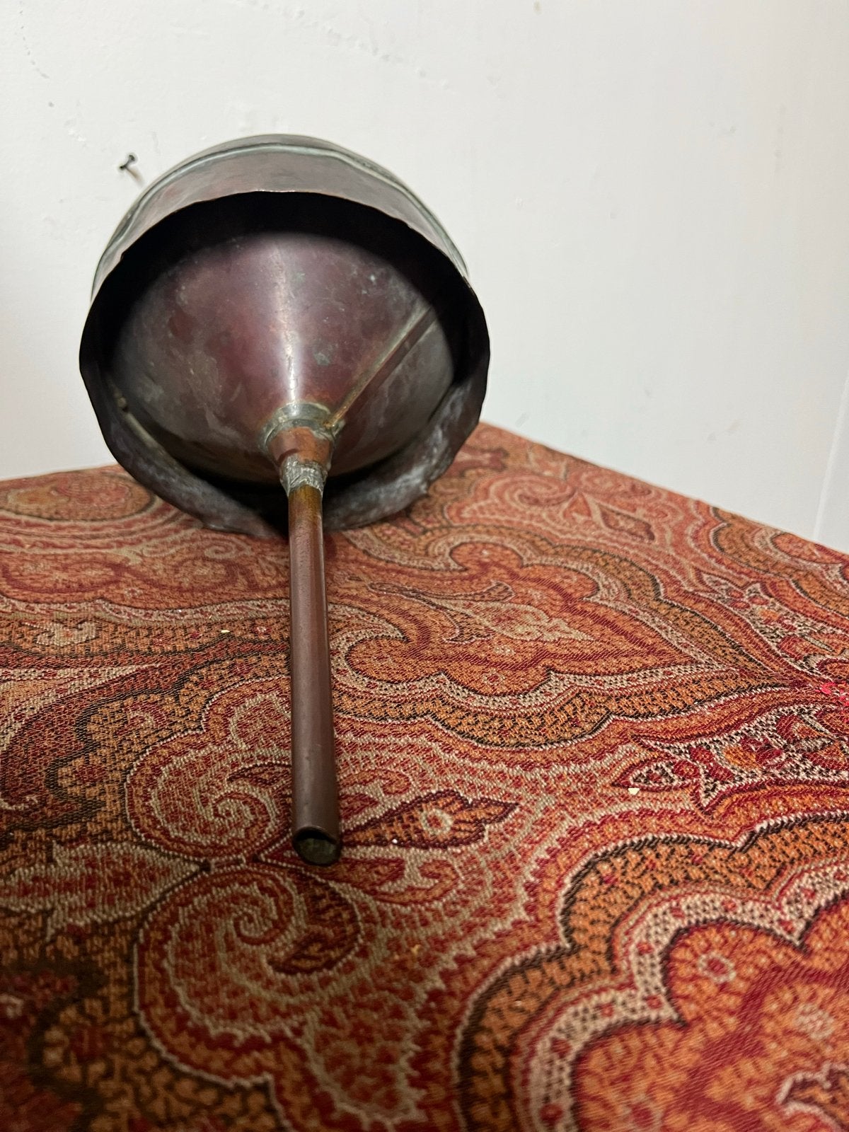 Antieke rood koperen trechter, Antiek en Kunst, Ophalen of Verzenden, Koper