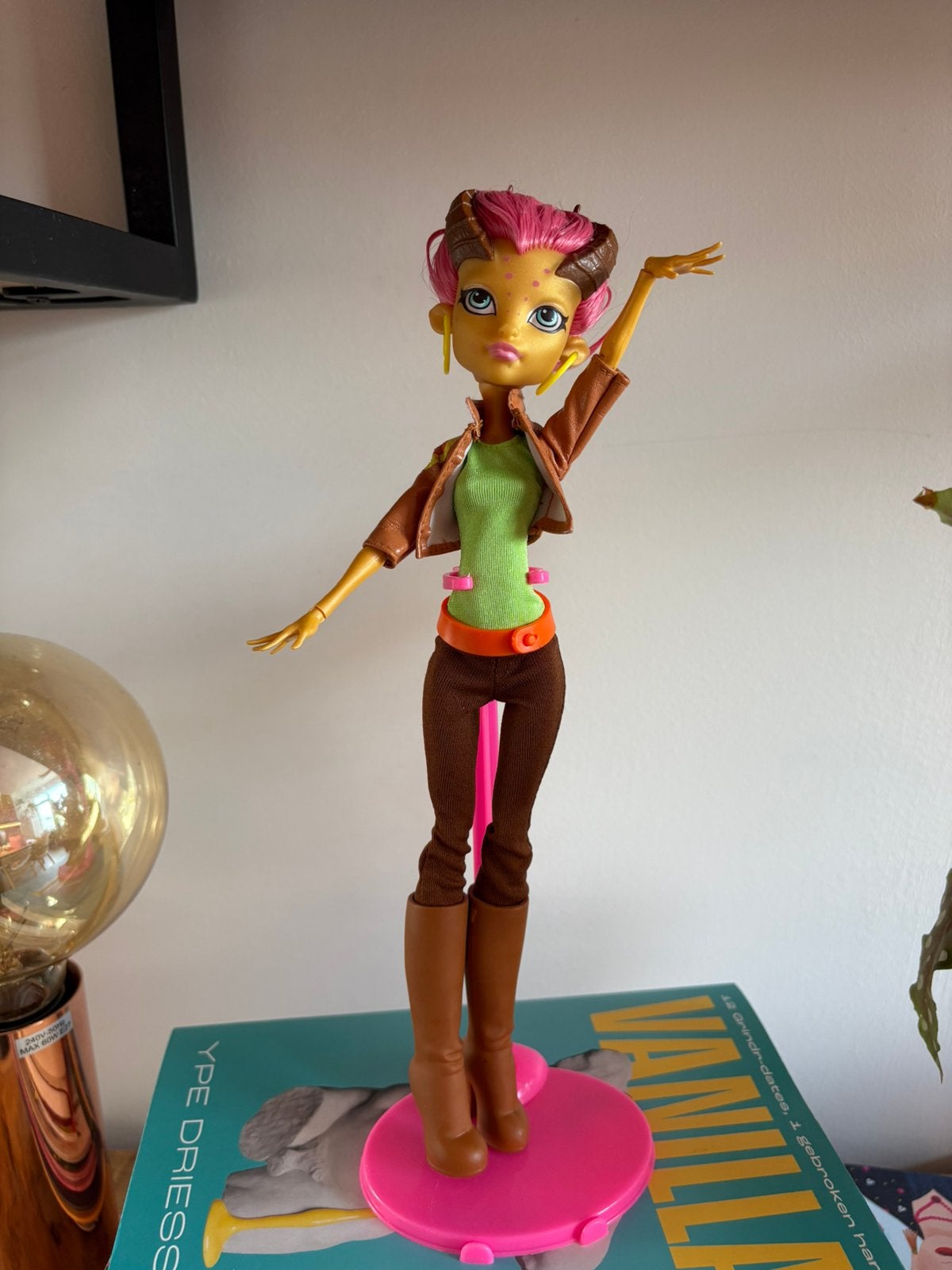 Monster High gilda goldstag, Ophalen of Verzenden, Zo goed als nieuw