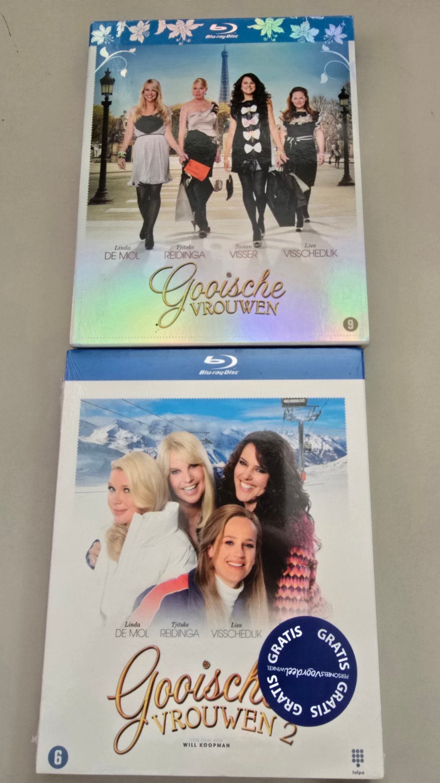 Blu-ray Gooische vrouwen + Gooische vrouwen 2, Alle leeftijden, Film, Drama, Zo goed als nieuw