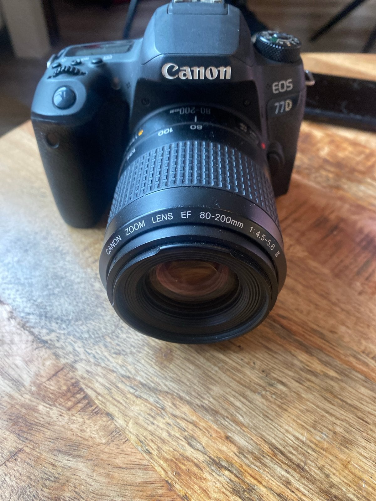 Canon EOS 77D Spiegelreflexcamera met EF 80-200mm lens, Audio, Tv en Foto, Fotocamera's Digitaal, Spiegelreflex, Canon, Kantelbaar/draaibaar scherm