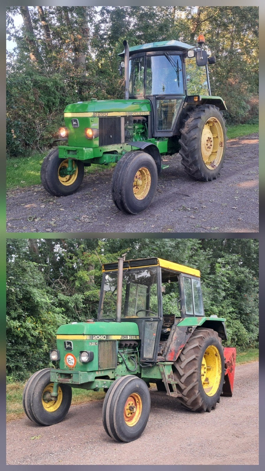 johndeere 2250 2040 trekker tractor, Ophalen of Verzenden, Gebruikt, Tot 80 Pk, John Deere