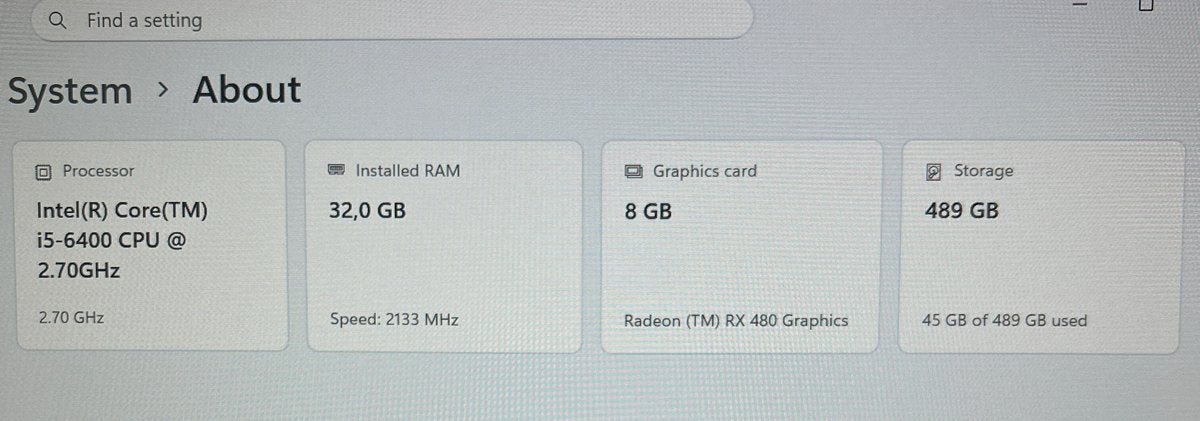 Budget Gaming PC met RX480, i5 6400k, 32 GB ram, Computers en Software, Ophalen, Gebruikt, 2 tot 3 Ghz, 8 GB