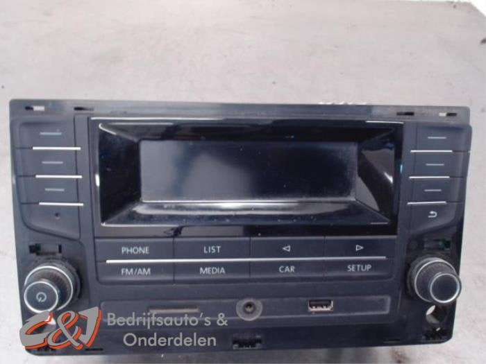Radio van een Volkswagen Crafter, Gebruikt, -, Volkswagen, -