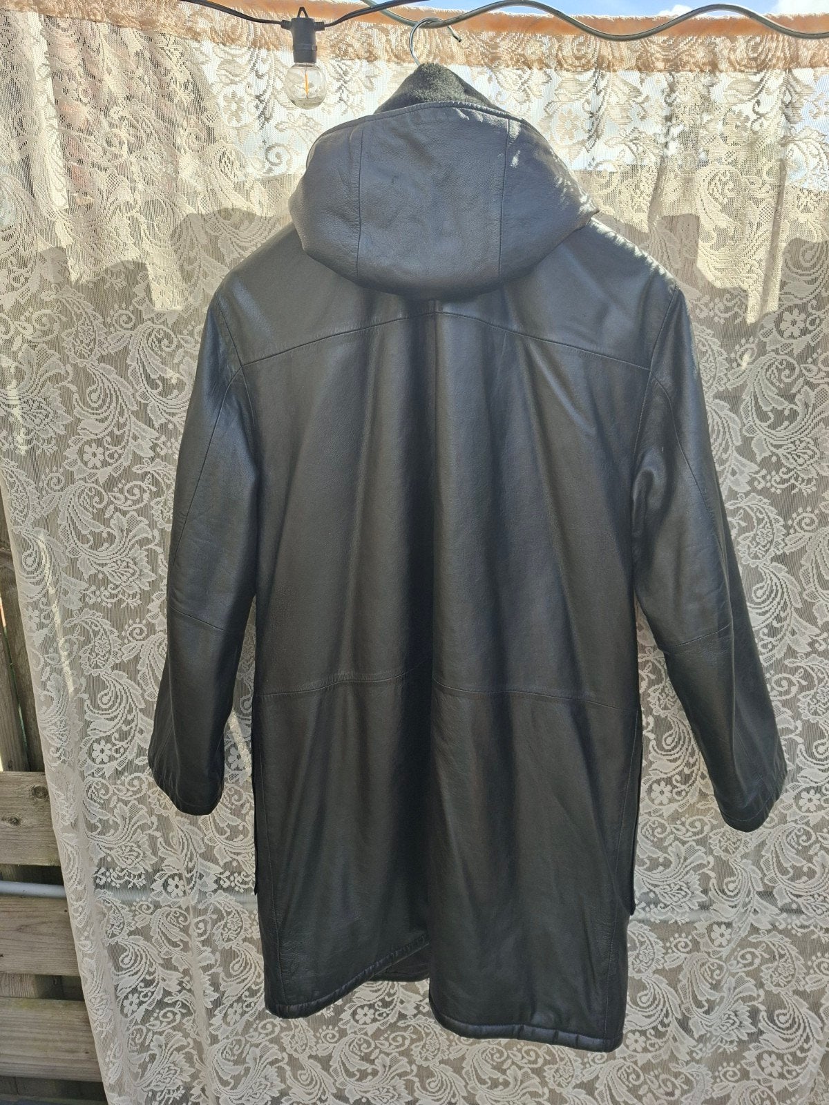 LAMM NAPPALEER OFFSET JAS MET CAPUCHON MAAT 50 L, Ophalen, Maat 52/54 (L), Zwart, OFFSET