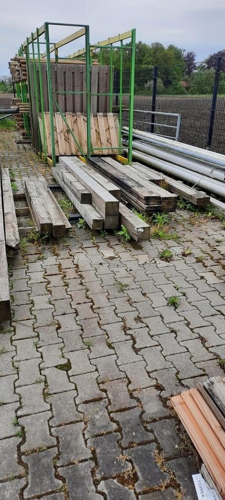 Lariks/Douglas en Vuren Palen, Balken, Ophalen, 250 cm of meer, Palen