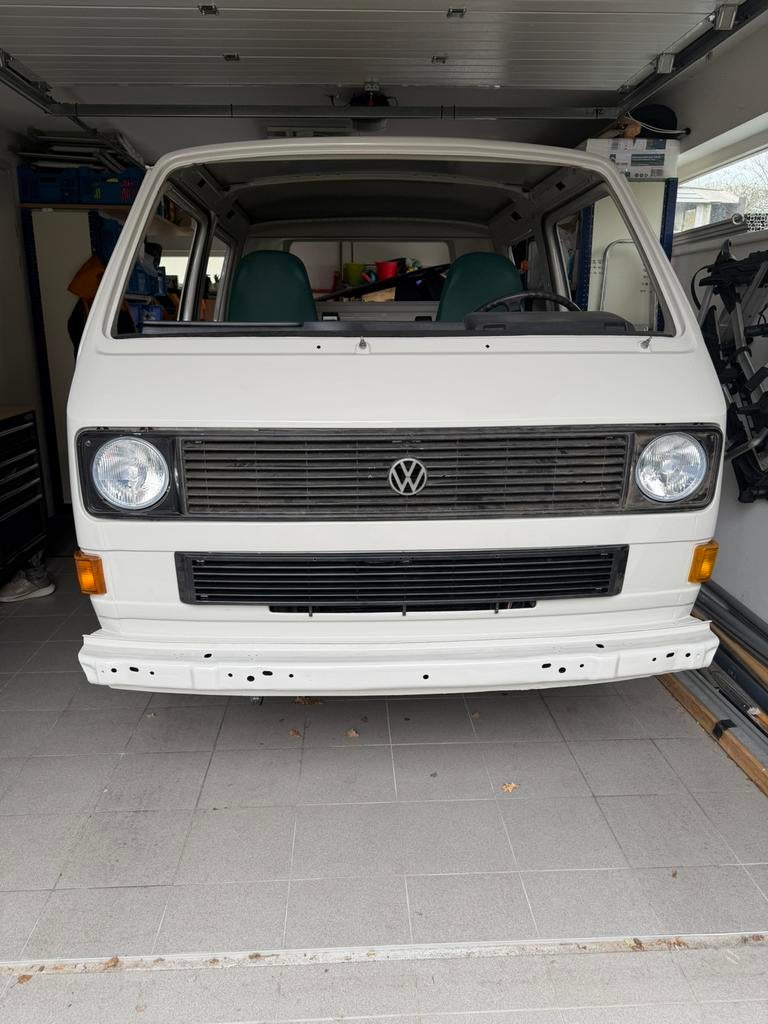 Volkswagen T3 Doka 1.9D – Gelast en in lak – Afbouwproject, Auto's, Volkswagen, Wit, Particulier, Geïmporteerd