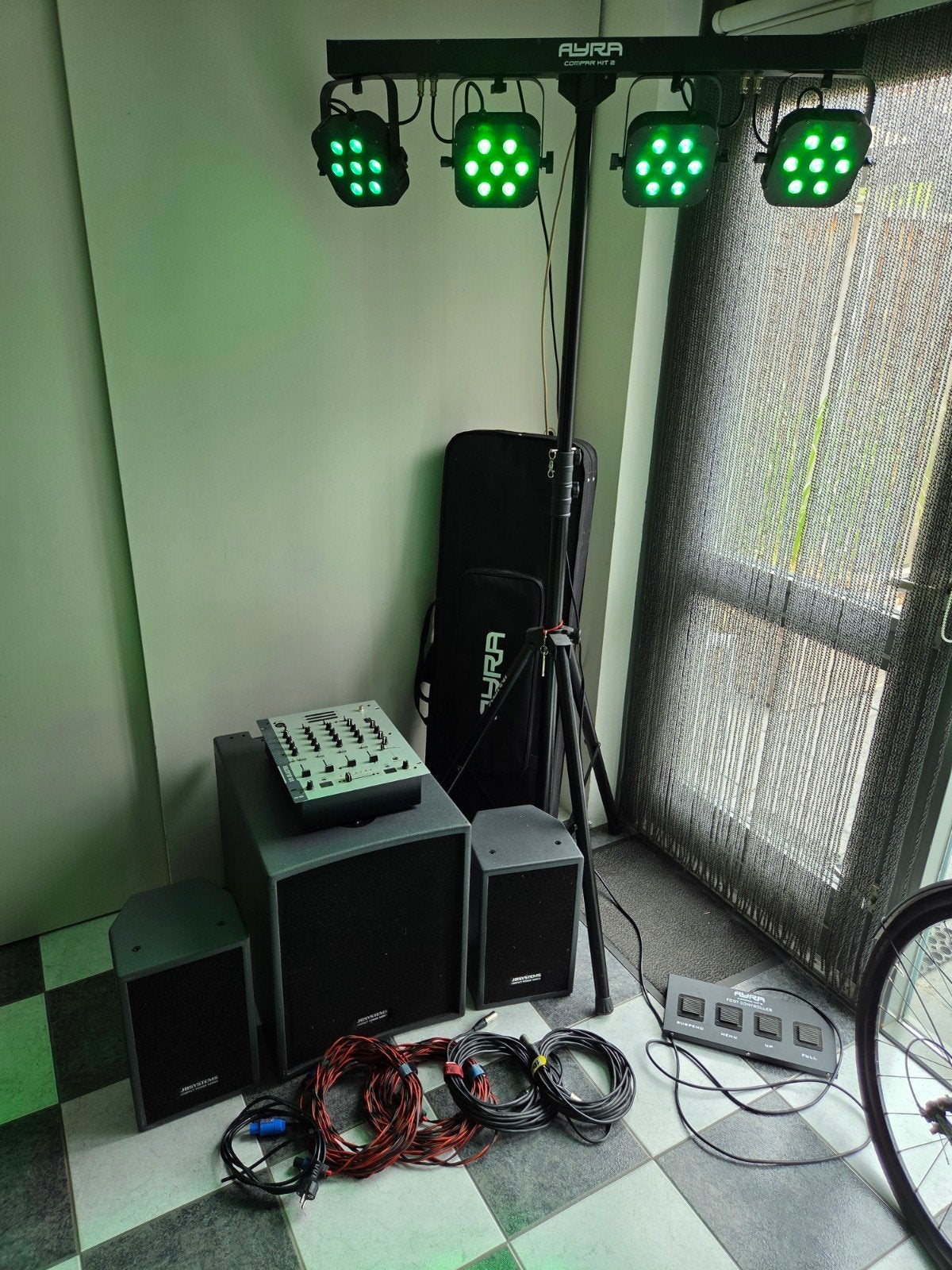 Ayra Compar Kit 2, JB Systems CPA-15 & CPX-8 PA-set, Ophalen, Gebruikt, Dj-set