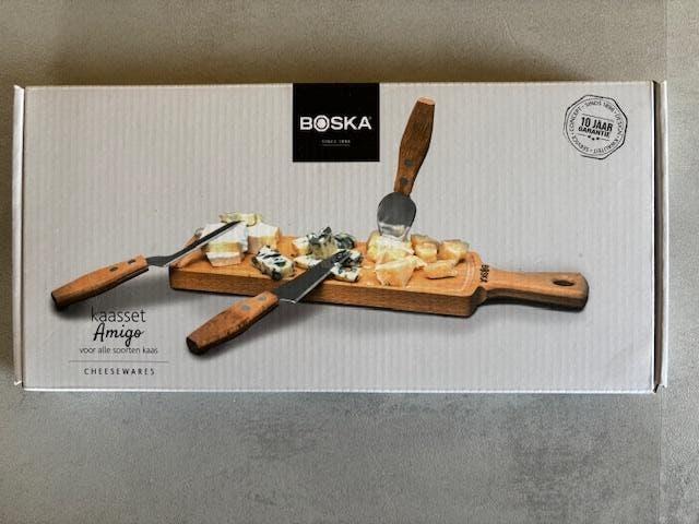 Boska kaasset Amigo, Beige, Hout, Snij-/serveerplank, Nieuw