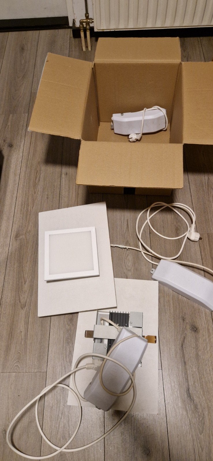 2x RIDI LED plafondlamp 3x travo, Witgoed en Apparatuur, Ophalen of Verzenden, Gebruikt