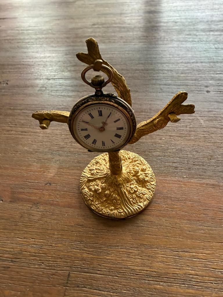 Porte montre / zakhorloge staander boom, Antiek en Kunst, Verzenden