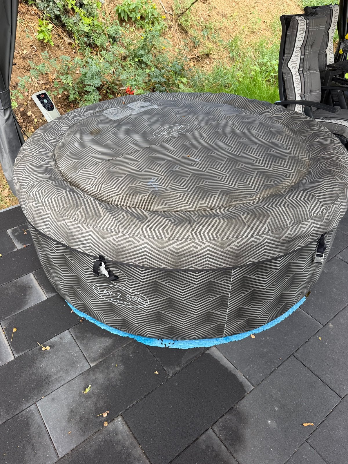 Bestway Lay-Z-Spa UltraFit Barbuda AirJet Jacuzzi, Ophalen, Minder dan 80 cm, Opblaaszwembad, Rond