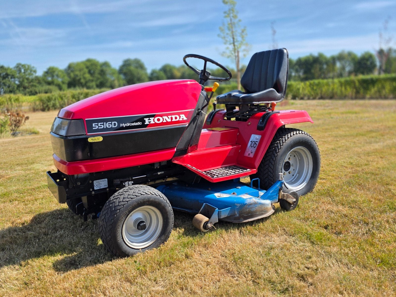 uitzonderlijk nette Honda diesel zitmaaier/mini trekker, Tuin en Terras, Ophalen