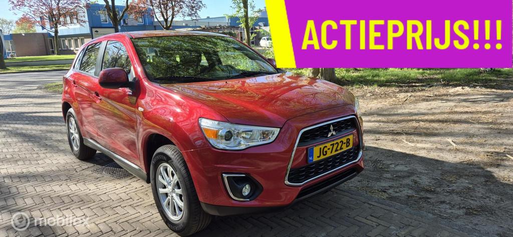 Dealeronderh Mitsubishi ASX 1.6 ClearTec Entry 1ste EIGENAAR, Auto's, Mitsubishi, Stof, 4 cilinders, 1590 cc, Handgeschakeld