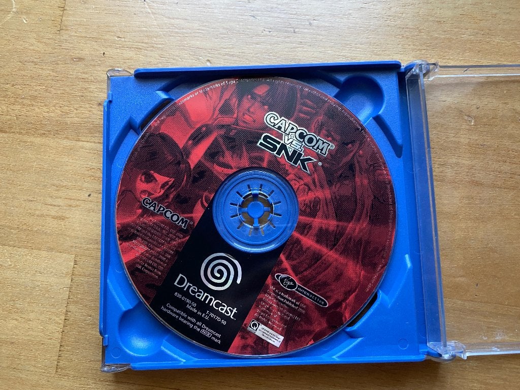 capcom vs snk sega dreamcast, Spelcomputers en Games, 1 speler, Racen en Vliegen, Ophalen of Verzenden, Zo goed als nieuw