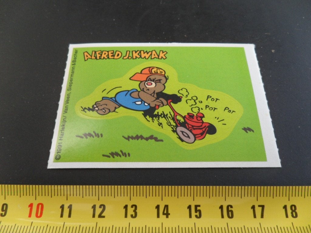sticker strip alfred j. kwak - milky way #12, Verzamelen, Ophalen of Verzenden, Zo goed als nieuw
