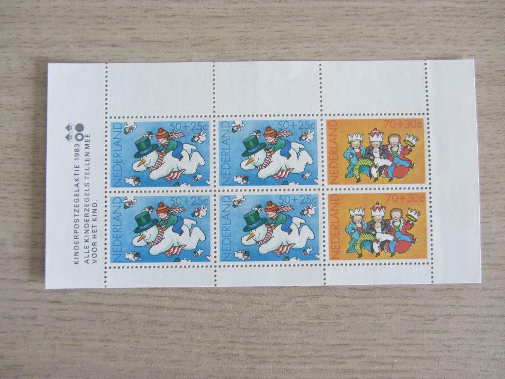 Nederland Kinderpostzegels 1983 - Wintertekeningen, Ophalen of Verzenden, Na 1940, Postfris