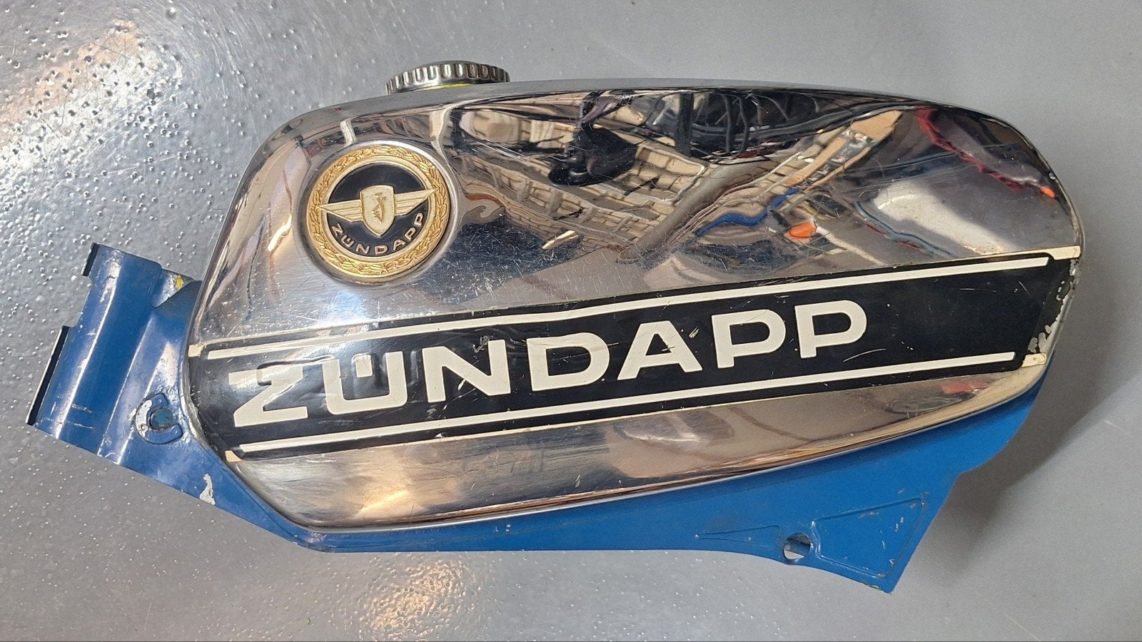 Zundapp Benzinetank te ruil jubileumtank, Ophalen, Gebruikt, Tank