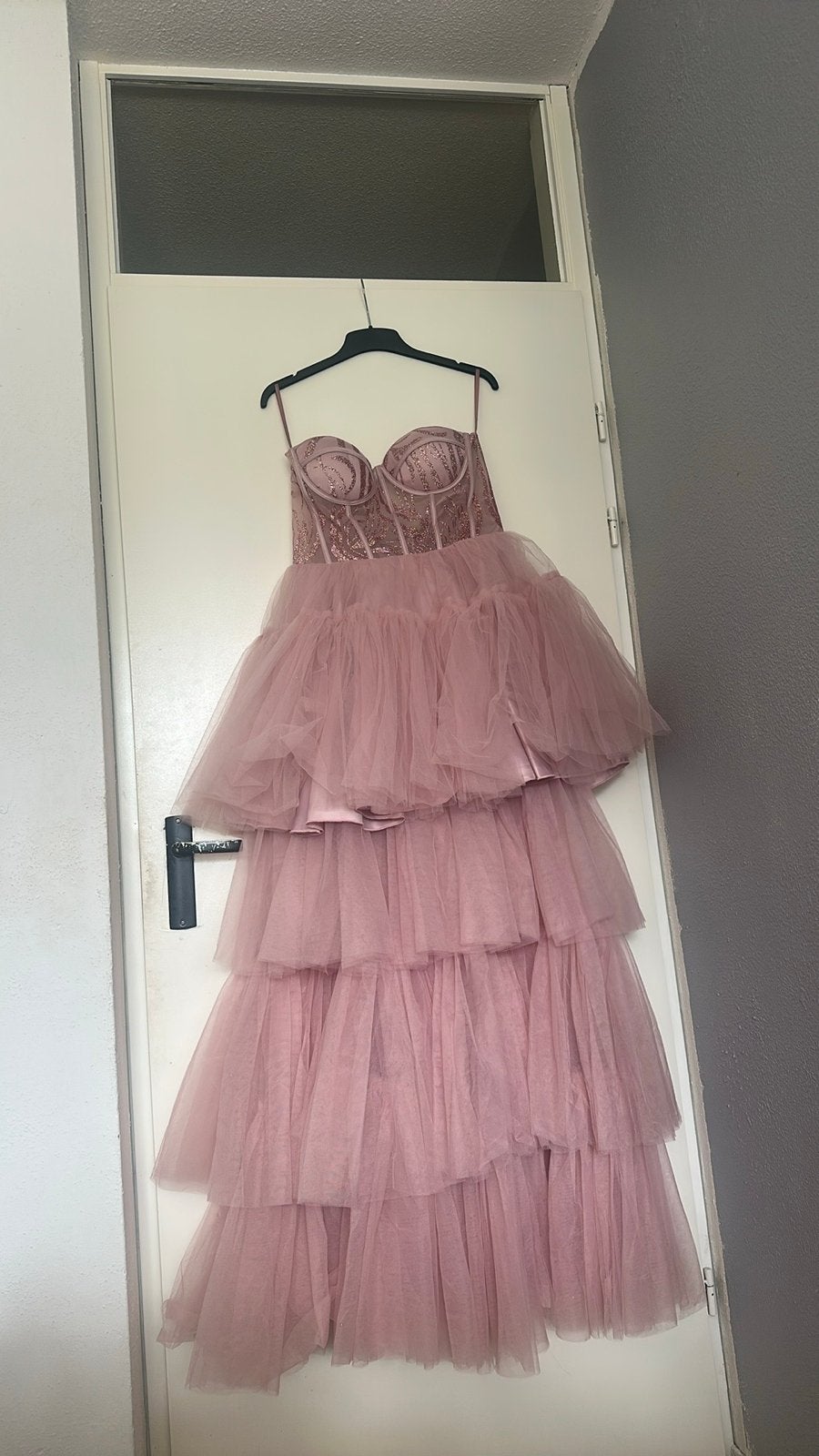 Zeba jurk maat L - 2-in-1 galajurk/cocktailjurk, Kleding | Dames, Ophalen, Maat 42/44 (L), Zo goed als nieuw, Roze