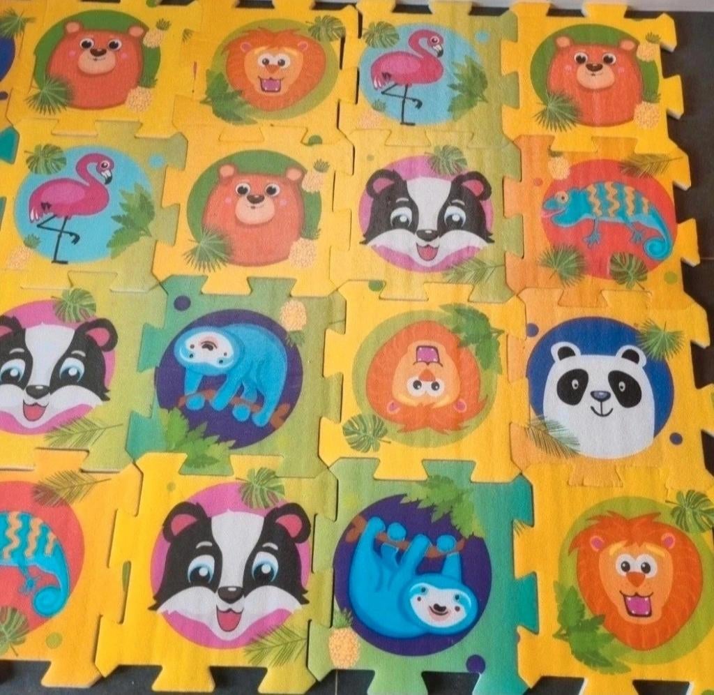 Play & Learn Vloermat Puzzel Dieren - 32 Stuks, Ophalen of Verzenden, Gebruikt, Overige typen