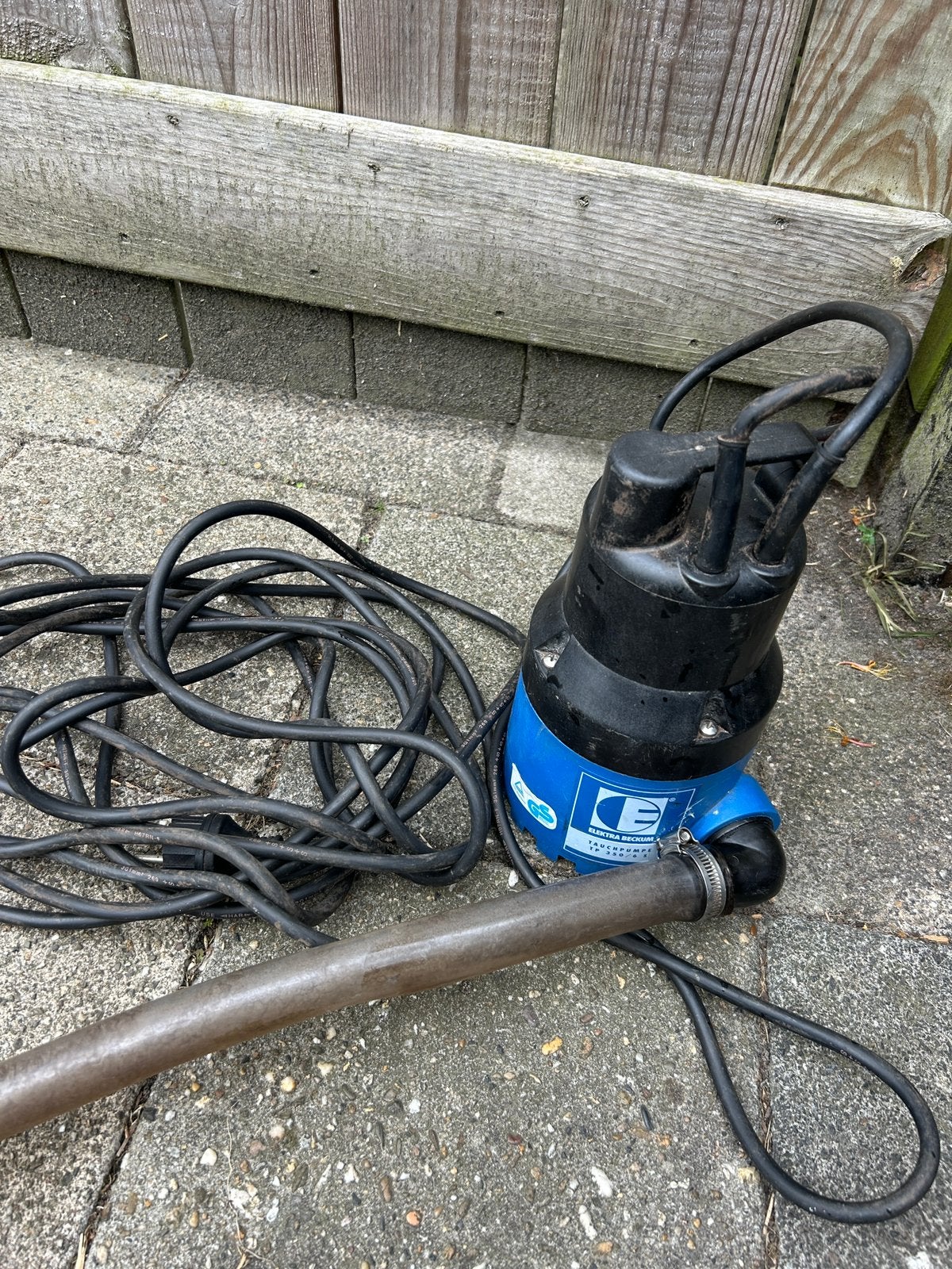 TP 350 S dompelpomp compleet en werkend, Ophalen, Gebruikt, Elektrisch, Dompelpomp