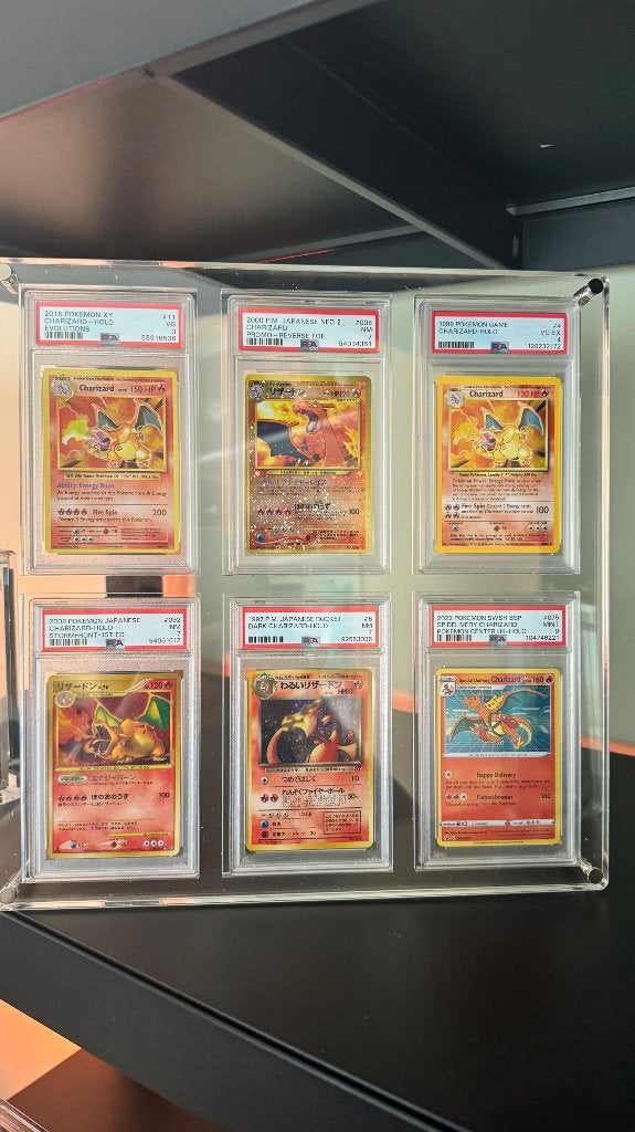 Charizard PSA Slab Collectie, Hobby en Vrije tijd, Verzamelkaartspellen | Pokémon, Ophalen of Verzenden, Zo goed als nieuw