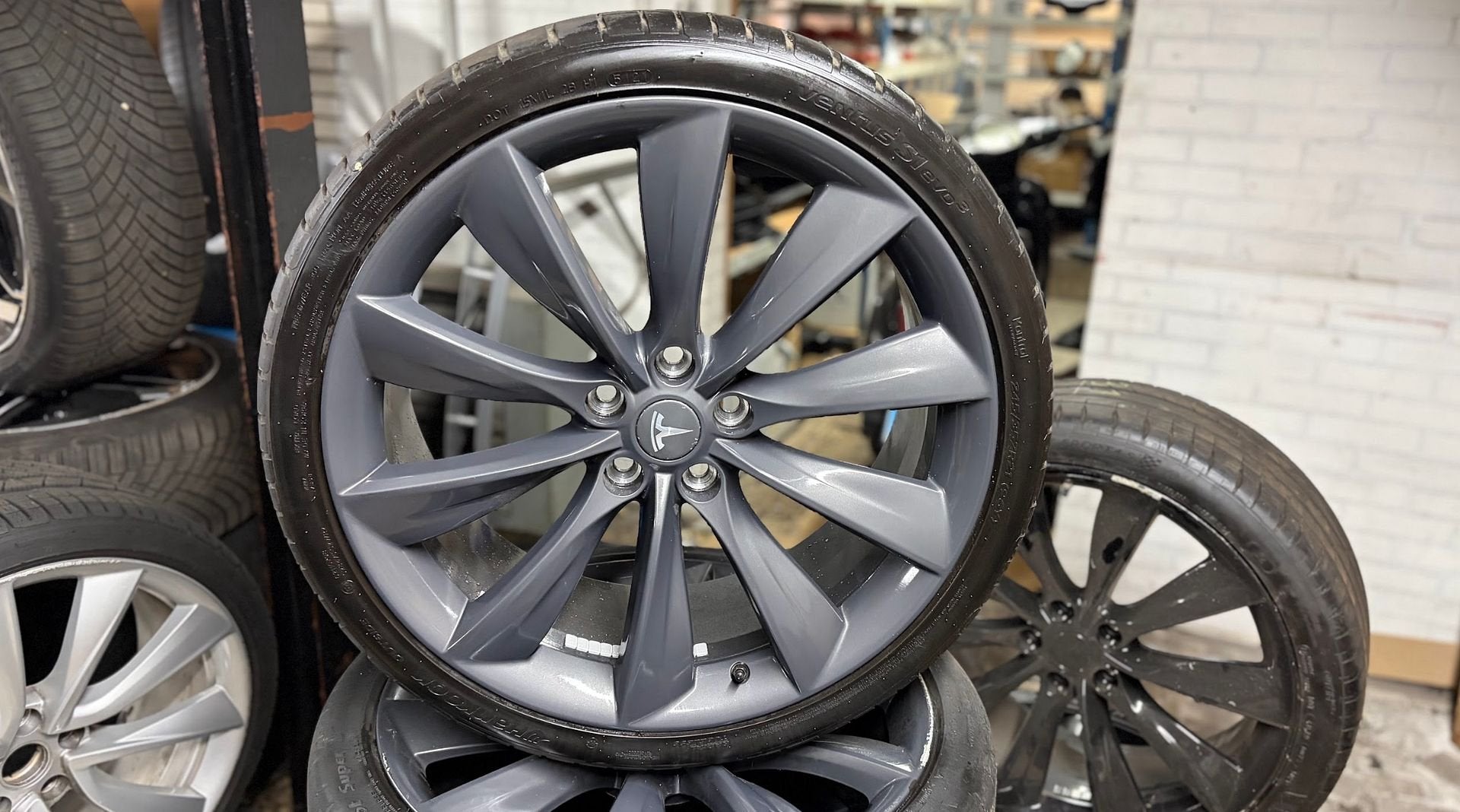 Tesla Model S | Turbine| 245/35/21 | Zomerbanden | Direct Be, Ophalen, -, -, 21 inch