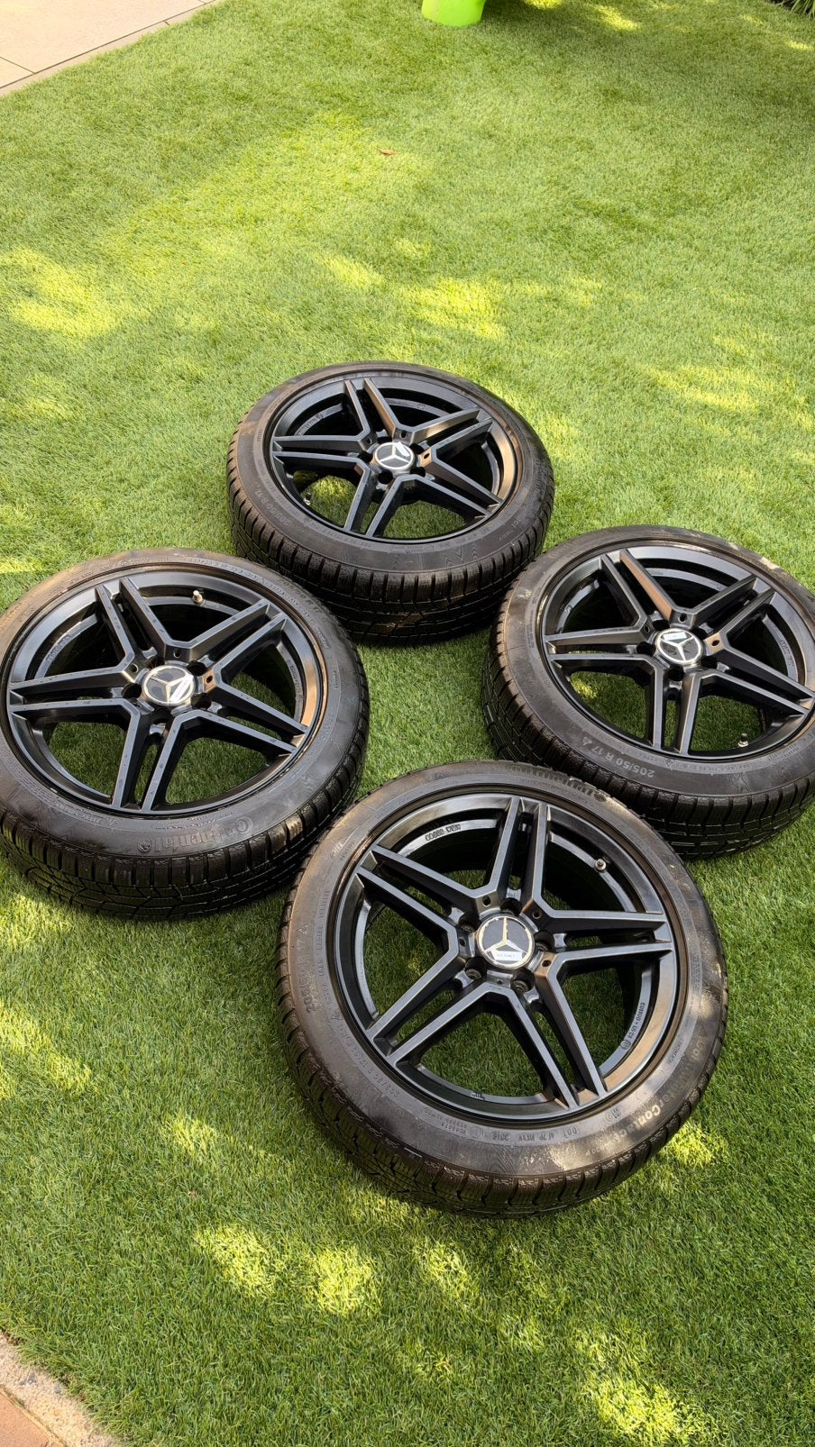 Winterbanden mercedes a klasse / b klasse / cla, 17 inch, 205 mm, Winterbanden, Ophalen of Verzenden