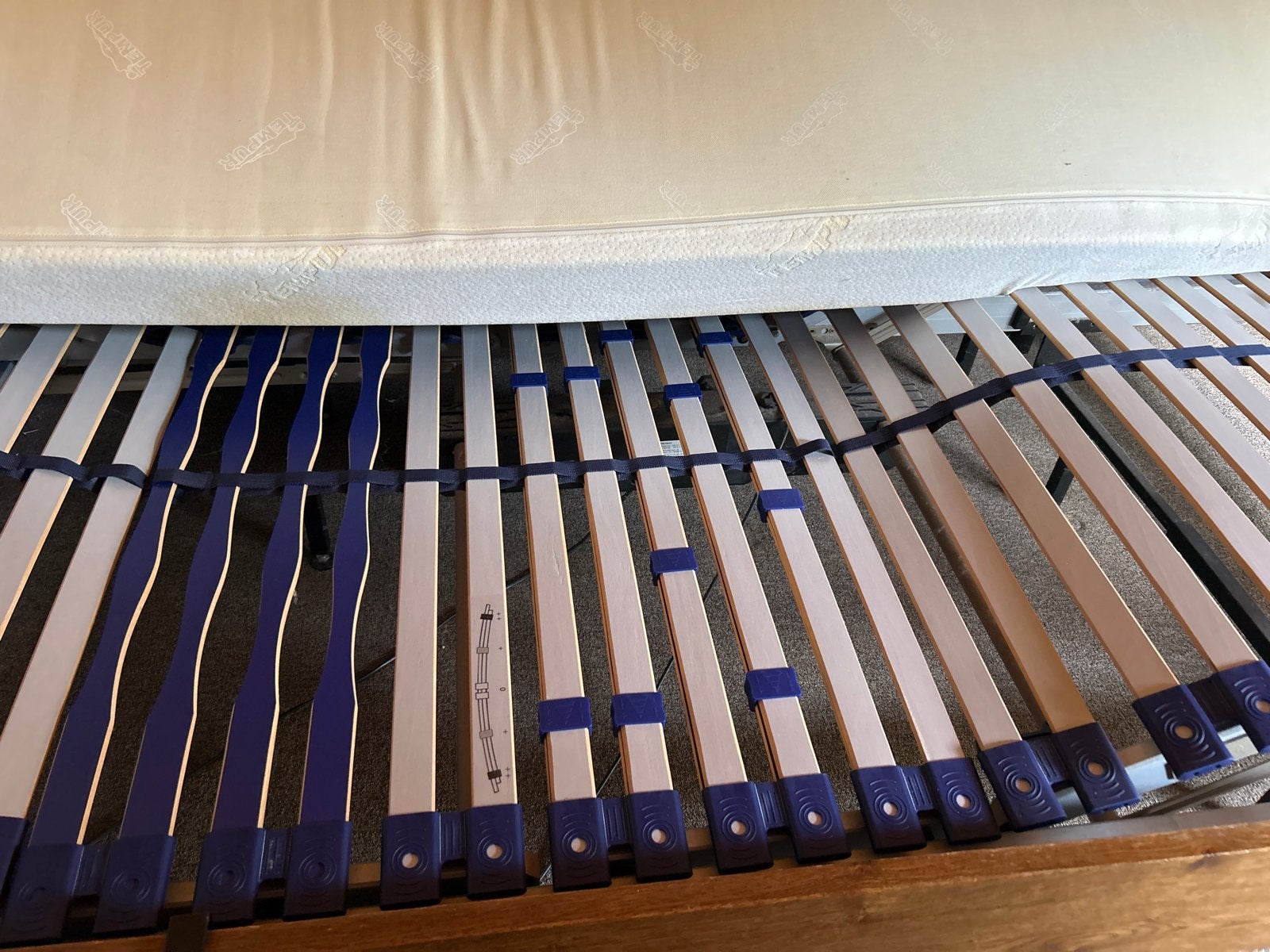 2x Elektrisch verstelbare lattenbodem 90x220 cm, Ophalen, 90 cm, Eenpersoons, Zo goed als nieuw