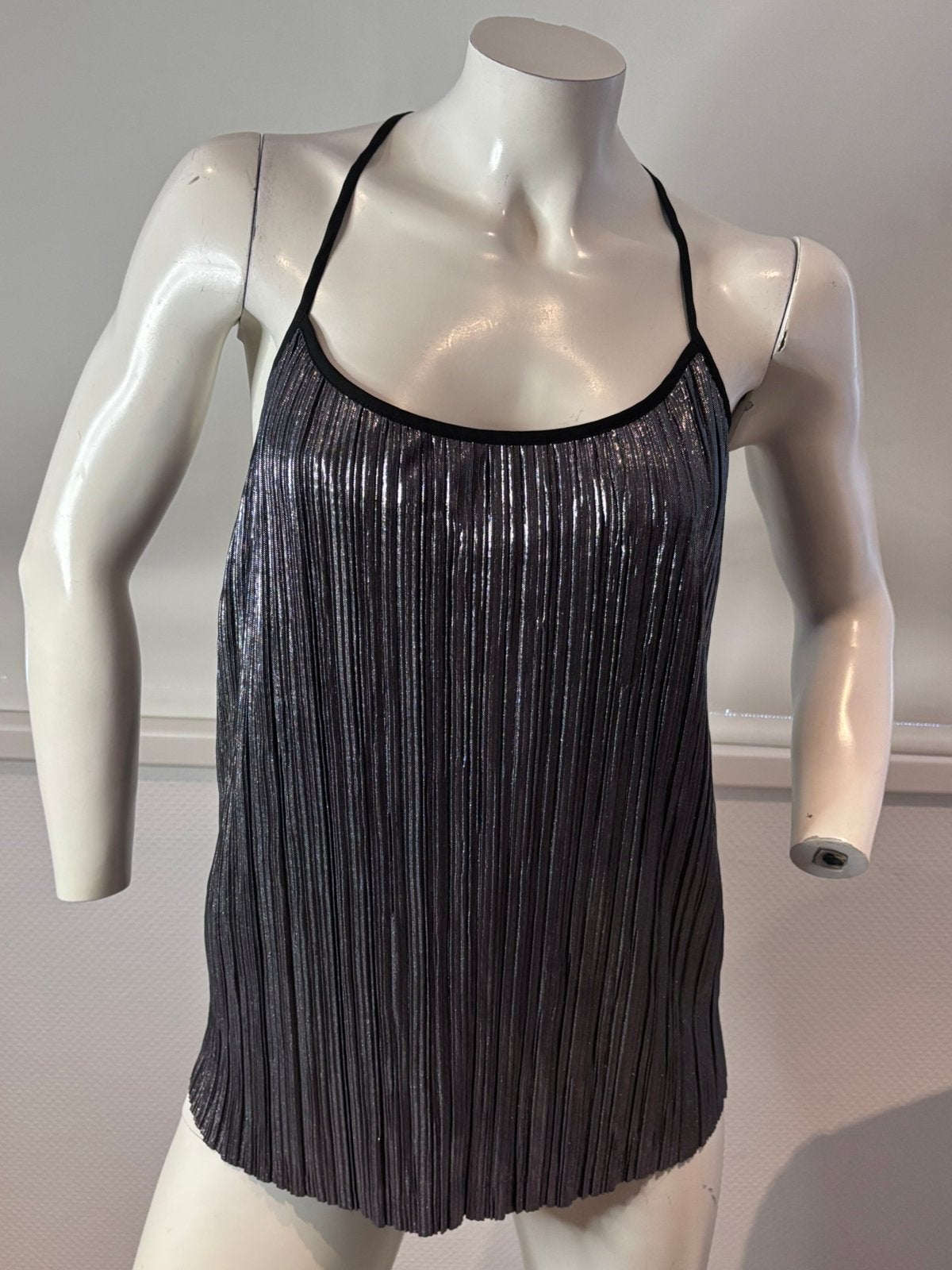 Liu jo zilver zwarte top maat it 44 nl 40, Kleding | Dames, Maat 38/40 (M), ., Zwart, Ophalen of Verzenden