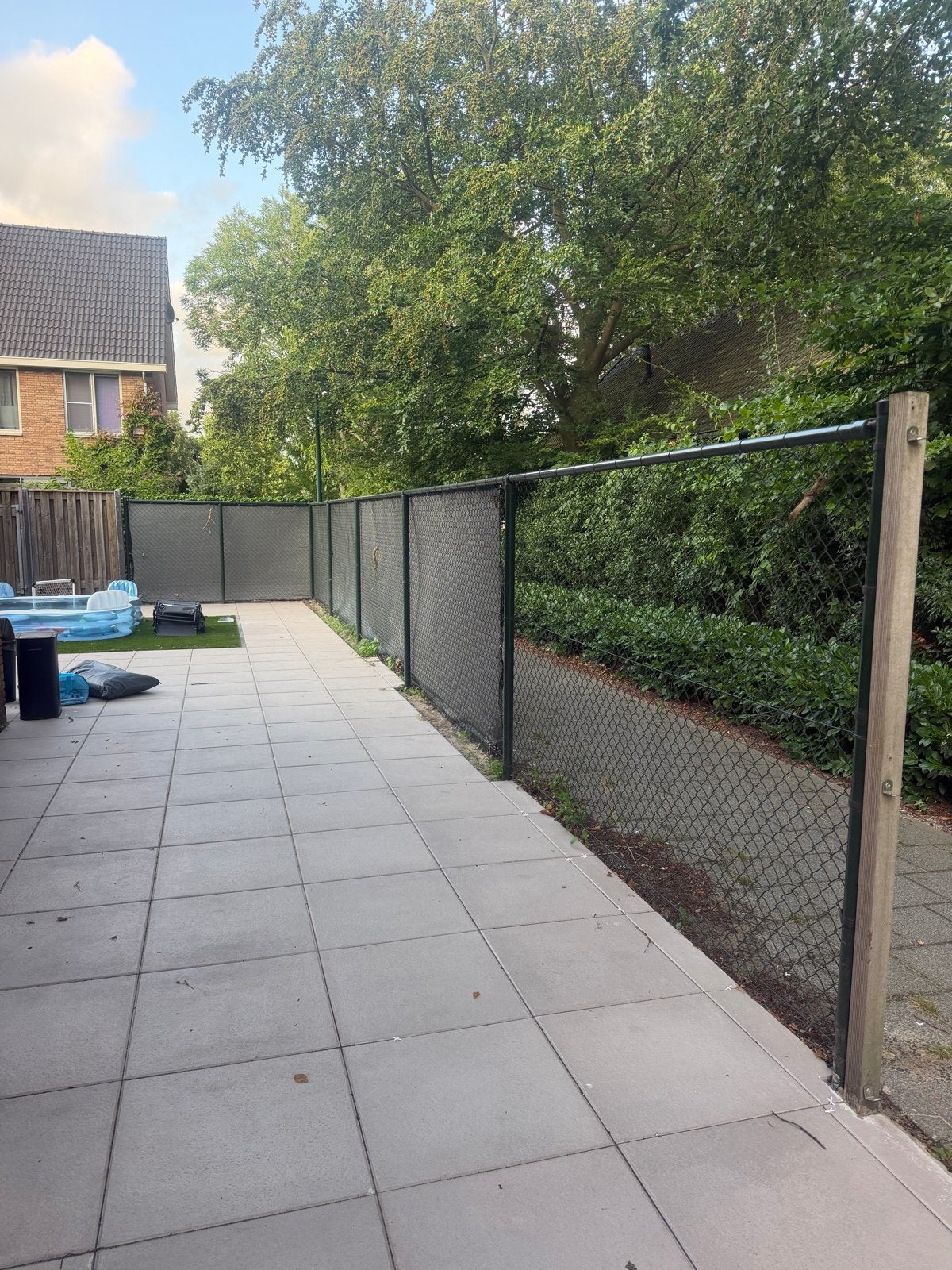 Poort en hekwerk met schutting, Tuin en Terras, Ophalen, Minder dan 3 meter, Hout, 1 tot 2 meter