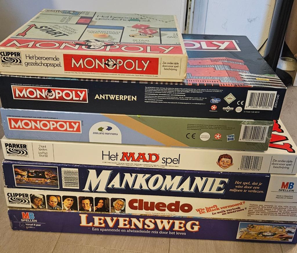 Veel gezelschapsspellen, Hobby en Vrije tijd, Gezelschapsspellen | Bordspellen, Ophalen of Verzenden