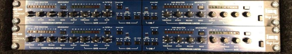 2 x Stage Line MCL-200 Dual Compressor Limiter X 2, Ophalen of Verzenden, Compressor