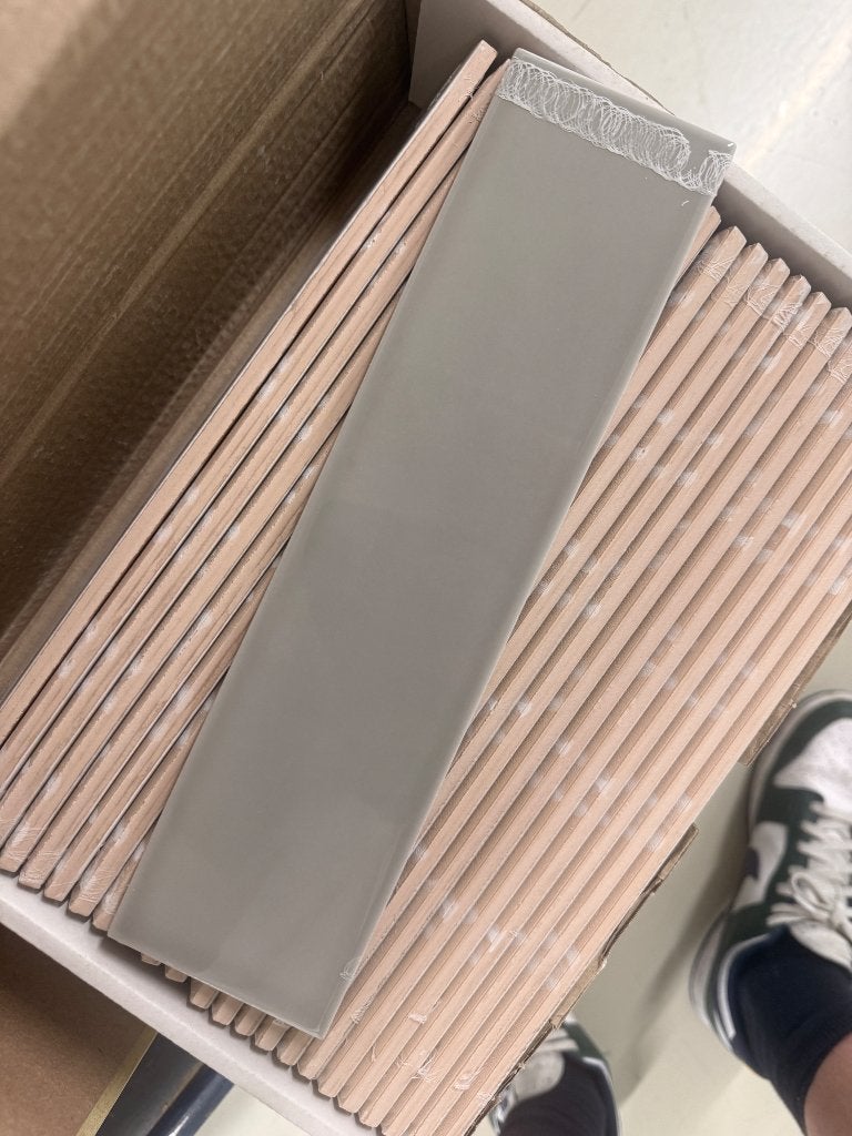 WOW Tiles Aquarelle Mint Grey wandtegels – 2,5 dozen (nieuw), Nieuw, Minder dan 5 m², Wandtegels, Keramiek