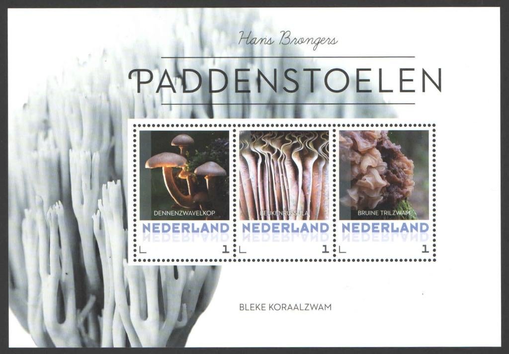 Postzegels Paddenstoelen in Nederland (3), Ophalen of Verzenden, Na 1940, Postfris