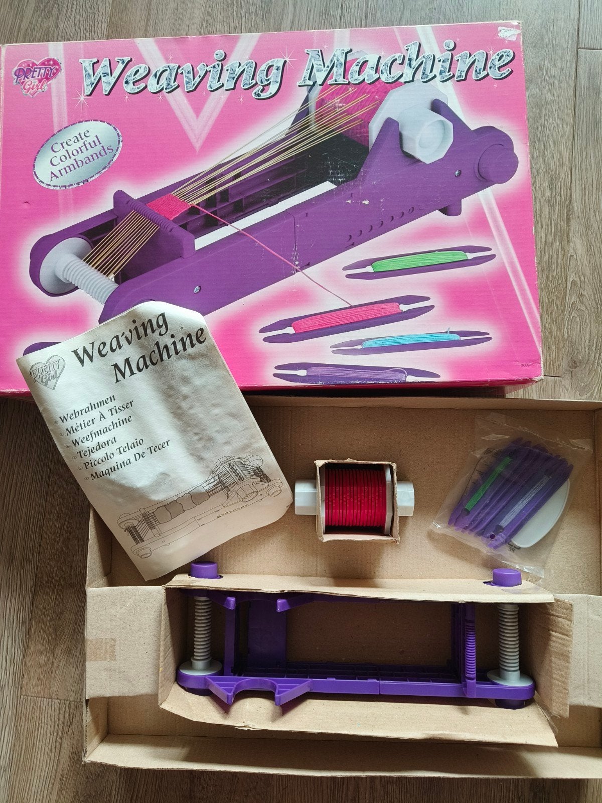 Nieuwe band weefmachine voor bv Armbanden, Nieuw, Ophalen of Verzenden, Kunststof, Knutselset