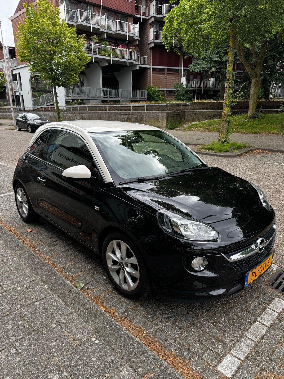 Opel ADAM 1.0 Turbo Start/stop 90PK 2017 Zwart, Auto's, Opel, Voorwielaandrijving, 40 €/maand, Zwart, 1041 kg