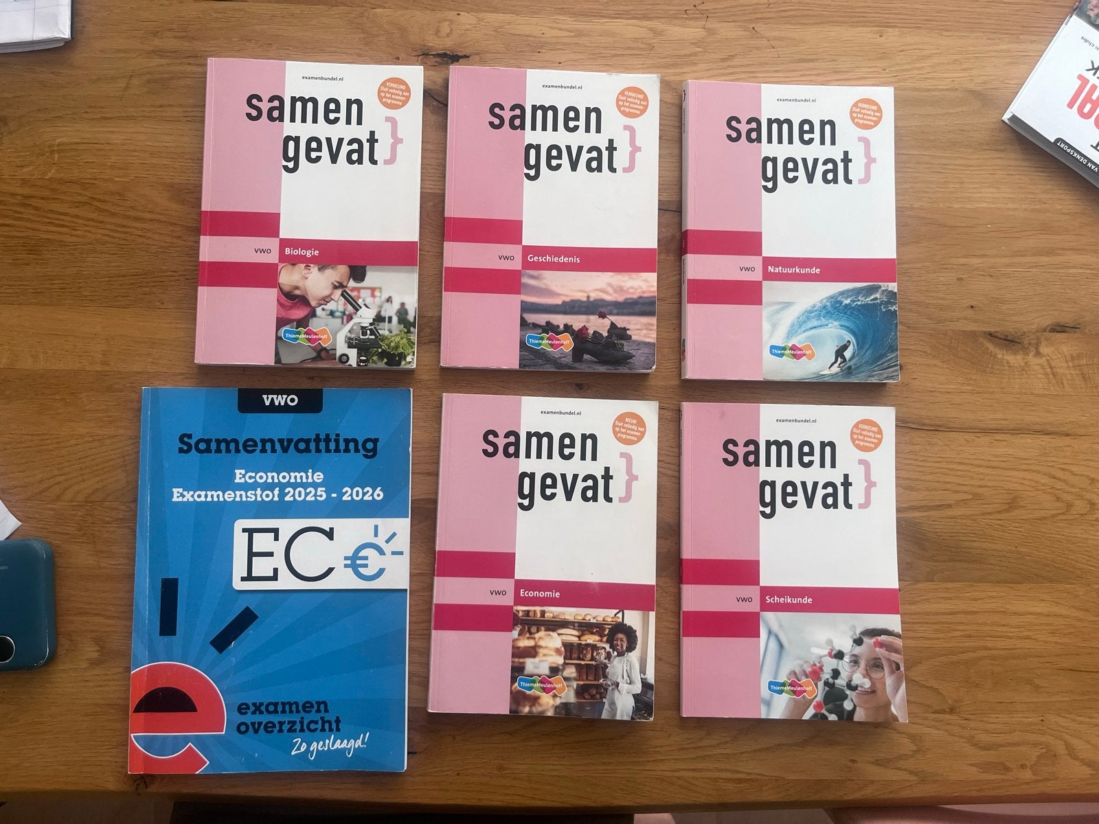 Examenbundels VWO 2023-2025 (Economie, Geschiedenis, etc.), Ophalen, Beta, Zo goed als nieuw, Overige niveaus