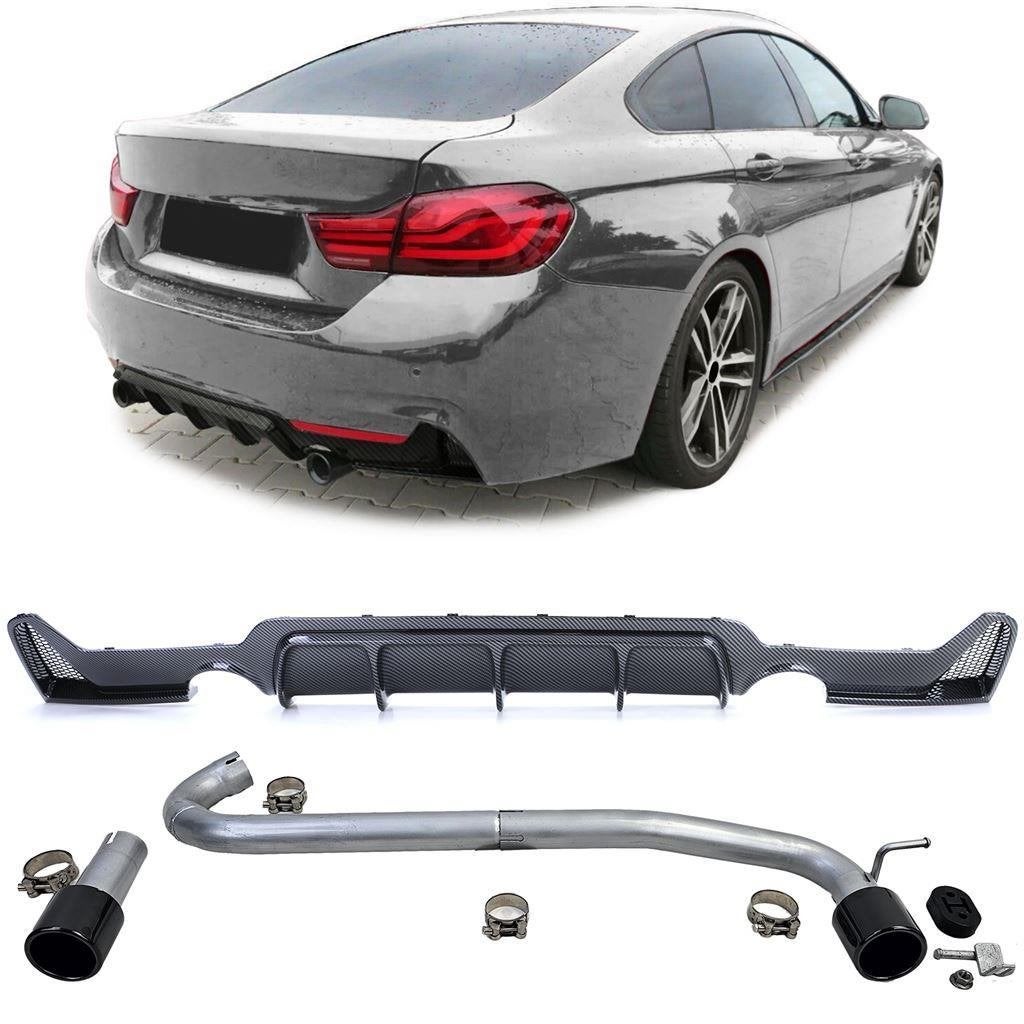 2 X Black Uitlaat Carbon Diffuser Bmw 4 serie F32 F33 F36 M, Auto diversen, Verzenden, Automotive Parts, A.parts@hotmail.nl, Trasmolenlaan 12 3447 GZ Woerden