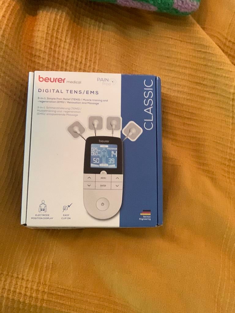 TENS machine apparaat Beurer EMS muscle vagus nerve, Ophalen of Verzenden, Nieuw