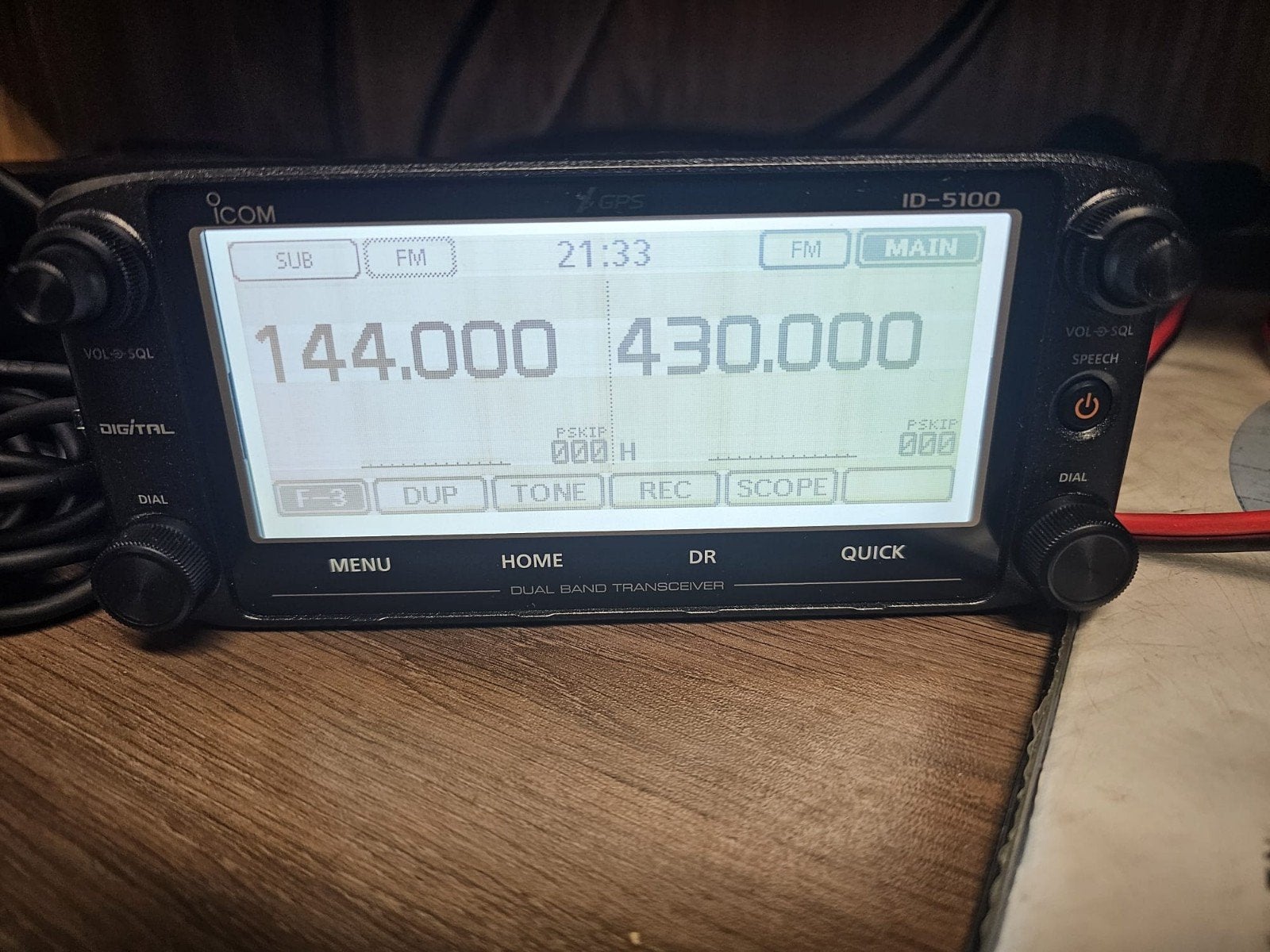 Icom id 5100 E, Ophalen of Verzenden, Gebruikt, Zender en Ontvanger