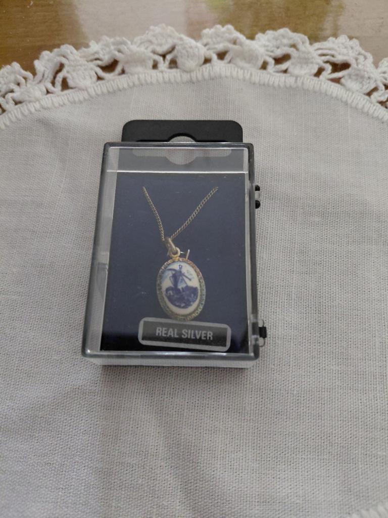 Antieke zilveren ketting, Overige voorstellingen, Ophalen of Verzenden, Zo goed als nieuw, Zilver