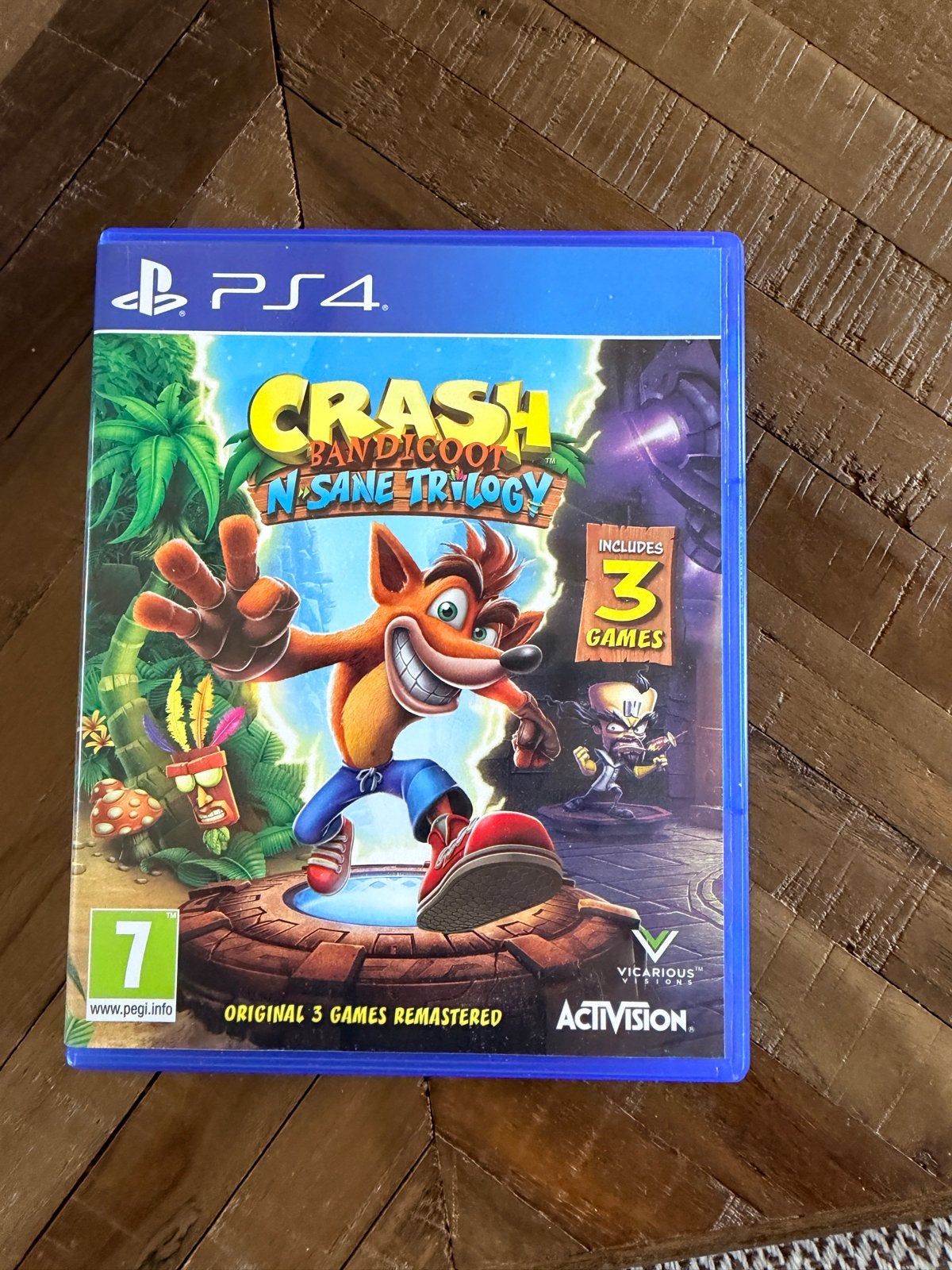 Crash Bandicoot N. Sane Trilogy PS4, Spelcomputers en Games, 1 speler, Ophalen of Verzenden, Zo goed als nieuw, Platform